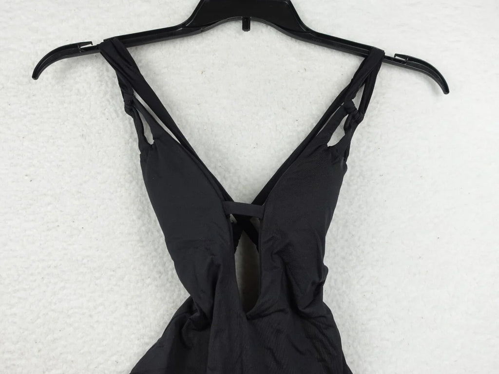 BECCA Swimsuit XS - Black - Rebecca Virtue Color Code Skylar Plunge One-Piece