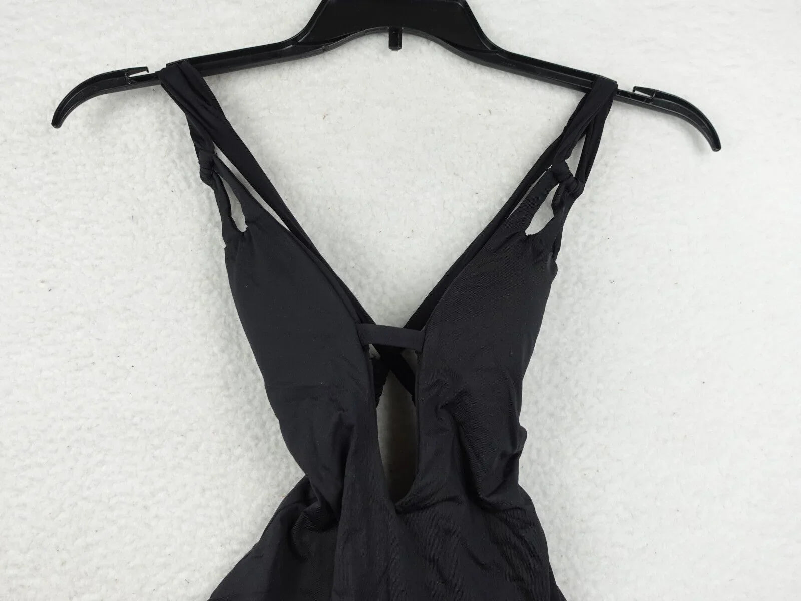 BECCA Swimsuit XS - Black - Rebecca Virtue Color Code Skylar Plunge One-Piece