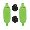 Extreme Max 3006.7587 BoatTector Inflatable Fender Value 2-Pack - 4.5" x 16", Neon Green