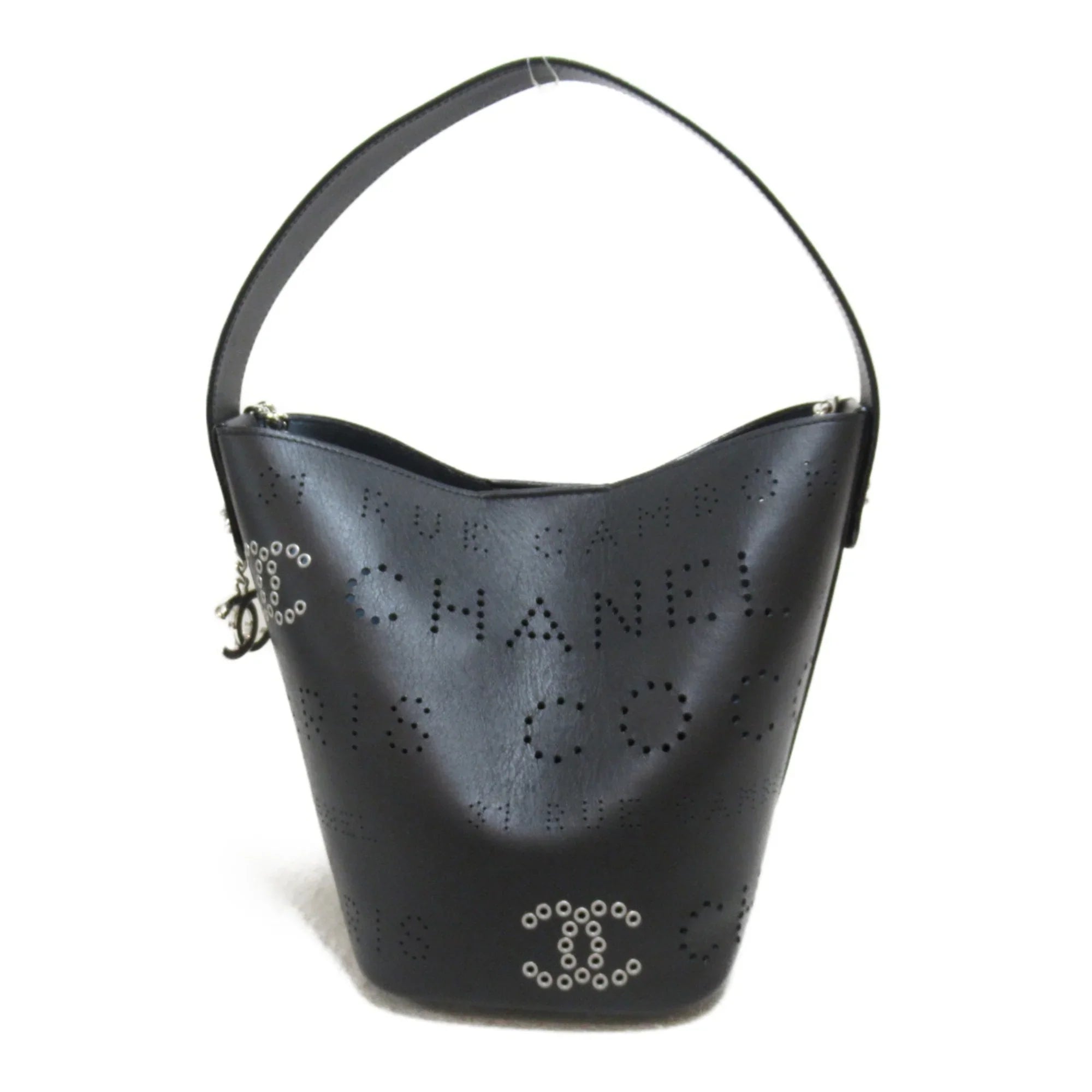 Pre-Owned CHANEL 2wayShoulder Bag Black Lambskin (sheep leather) (Good)