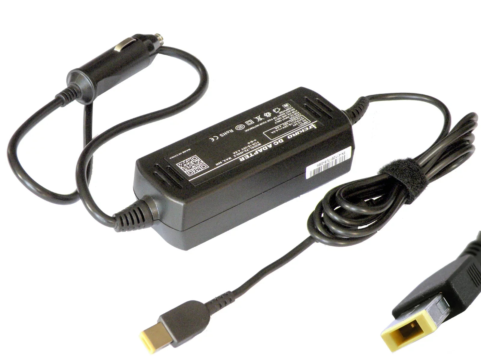 iTEKIRO 90W Car Charger for Lenovo Ideapad 330s-15IKB 81GC 15", 330s 81GC0001US, 330s 81GC000FUS, 330s 81GC000GUS, 330s 81GC000HUS, 330s 81GC000NCF, S540-15IWL GTX 81SW