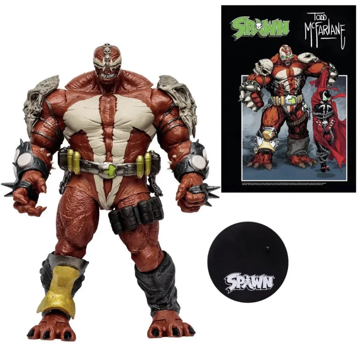 McFarlane Toys Gold Label Collection Spawn Monolith Megafig 7-in Action Figure with Autographed Lithograph Art Print