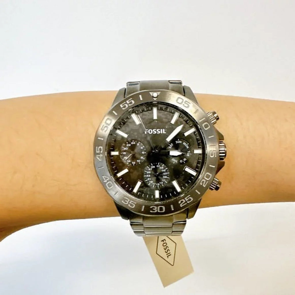 Fossil BQ2705 Bannon Multifunction Smoke Stainless Steel Watch