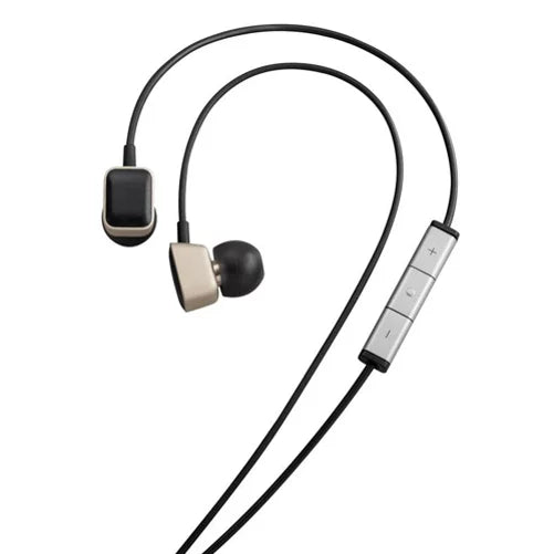 Harman Kardon AE-S High-Performance In-Ear Headphones Dual Earbuds Earphones Earpieces Stereo Wired [Gold Color] Y7A for iPad Mini 3 4, Pro 9.7, iPhone 5 5C 5S 6 Plus 6S Plus SE - Google Pixel XL