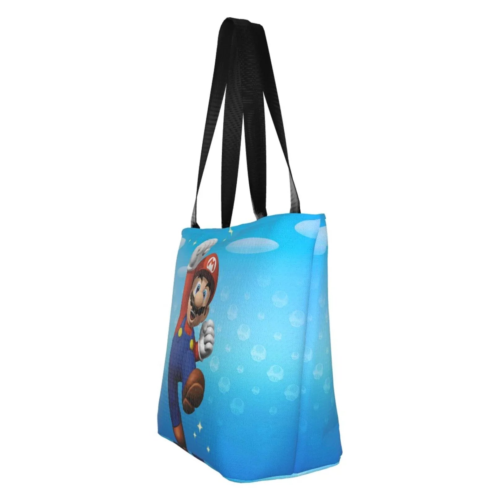 Funny Super Mario Women's Tote Bag Large Capacity Shoulder Handbag For Travel Beach Shopping Business Work School