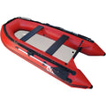 ALEKO Inflatable Boat with Air Deck Floor - 10.5 Ft - Red