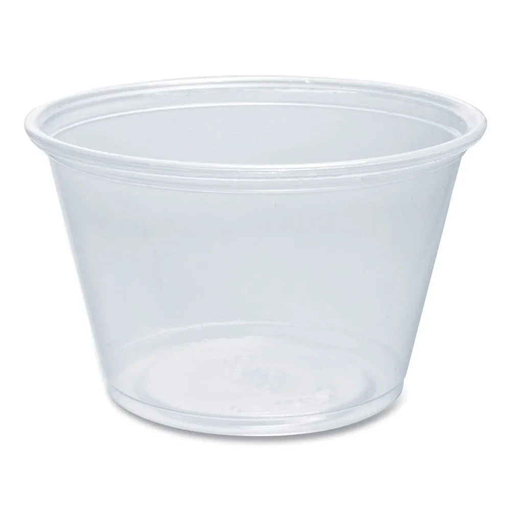 Dart 400PC Conex Complements 4 oz. Polypropylene Portion Containers - Clear (2500/Carton)]