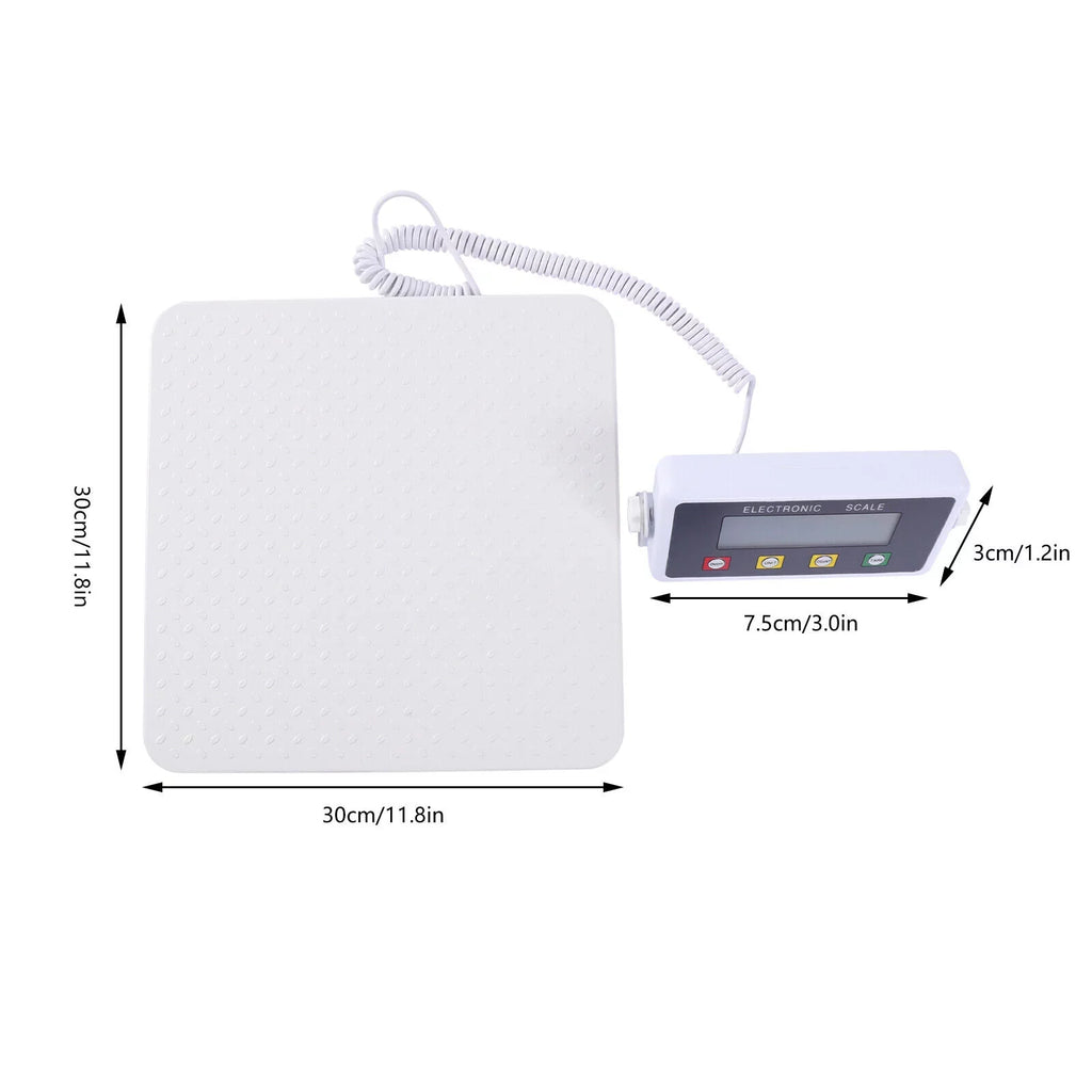 ZhdnBhnos 660lbs Medical Scale High-precision Digital Monitor Electronic Body Weight Scale Heavy Duty Large Platform Physician Scale Wrestling Scale