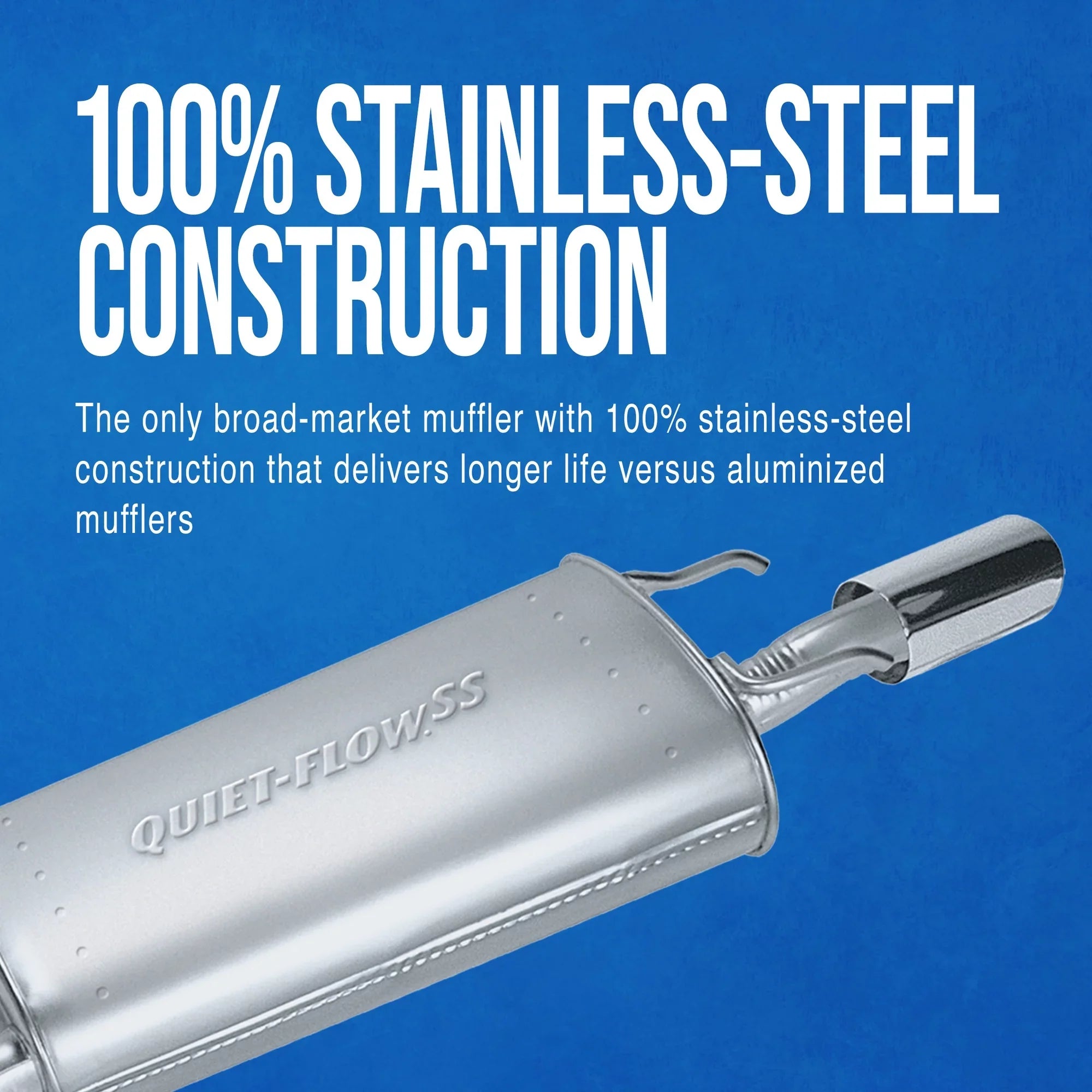 Walker Exhaust Quiet-Flow SS 21633 Exhaust Muffler Fits select: 1999-2001 JEEP GRAND CHEROKEE