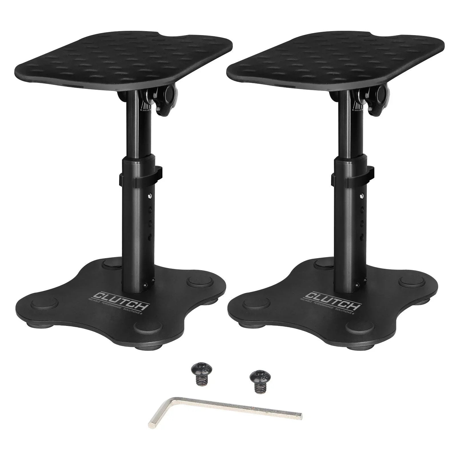 Clutch CL-DMS250 Mighty Series Desktop Studio Monitor Speaker Stands 4 Package