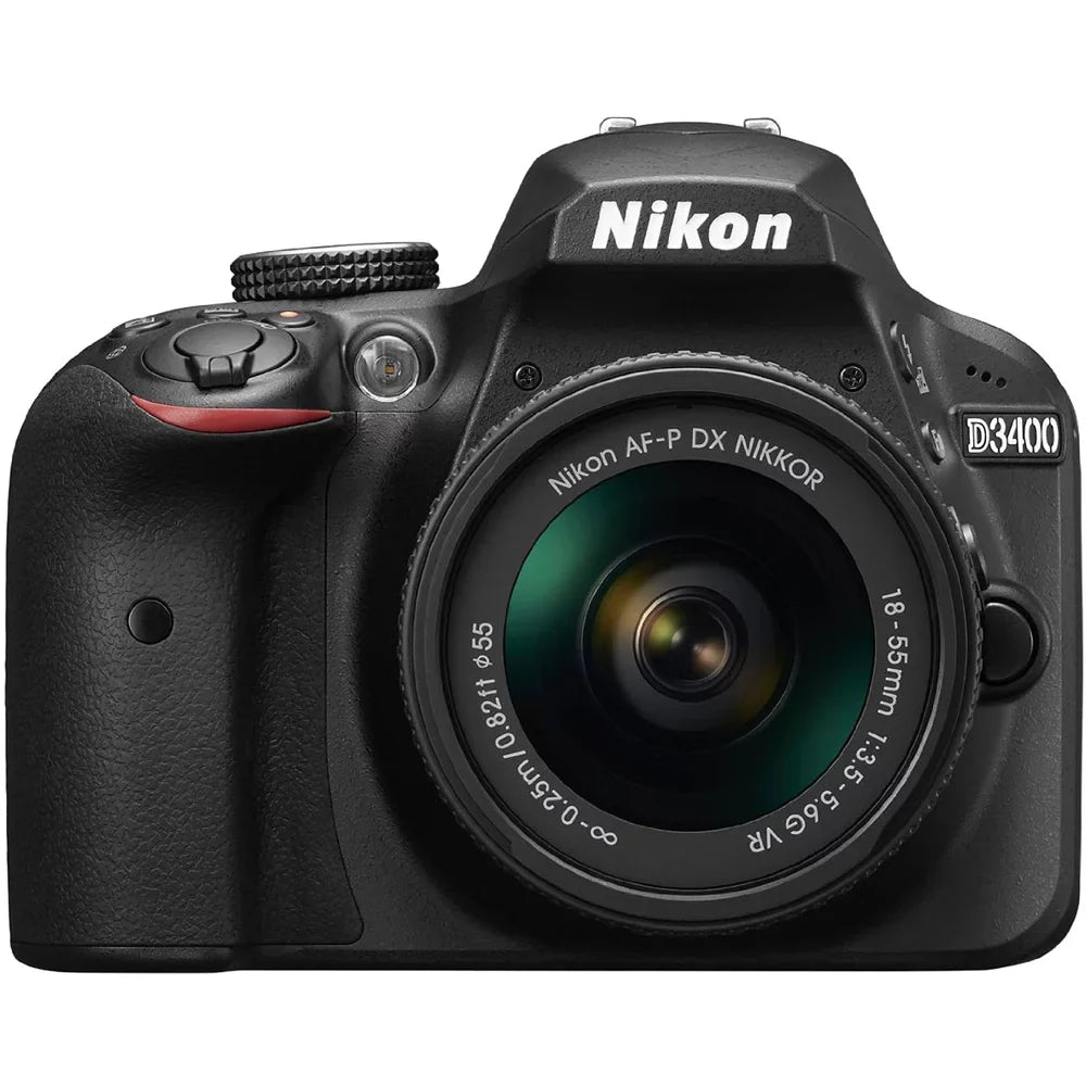 Renewed Nikon D3400 24.2 MP DSLR Camera with 18-55mm VR Lens Kit 1571B (Black) (Refurbished)