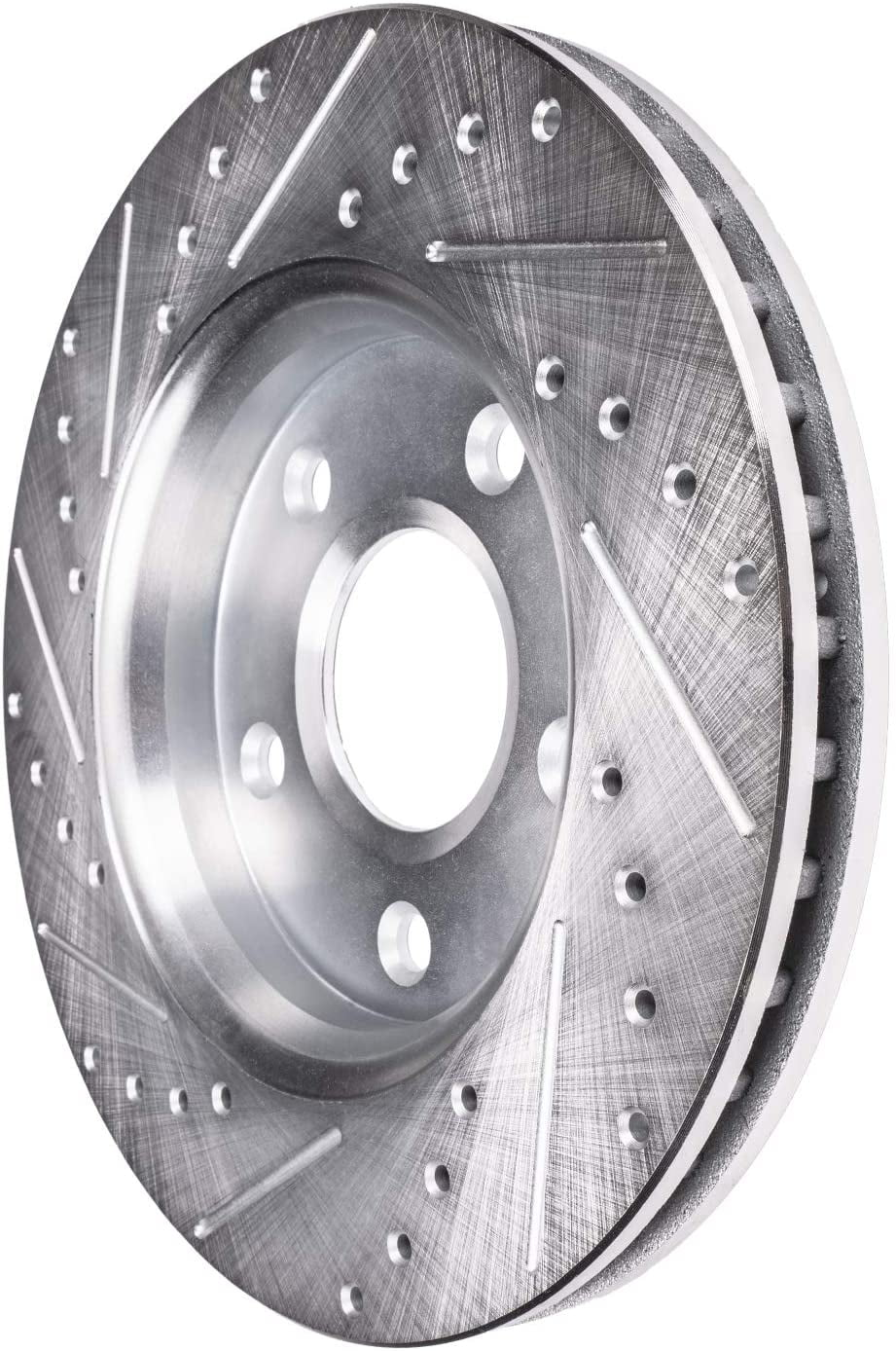 Detroit Axle - 11.50" (292mm) 5 Lug Rear Drilled and Slotted Brake Rotors Replacement for Infiniti G35 Nissan 350Z X-Trail Juke Leaf Rogue Select Sport Fits select: 2012-2013 NISSAN ROGUE S/SV