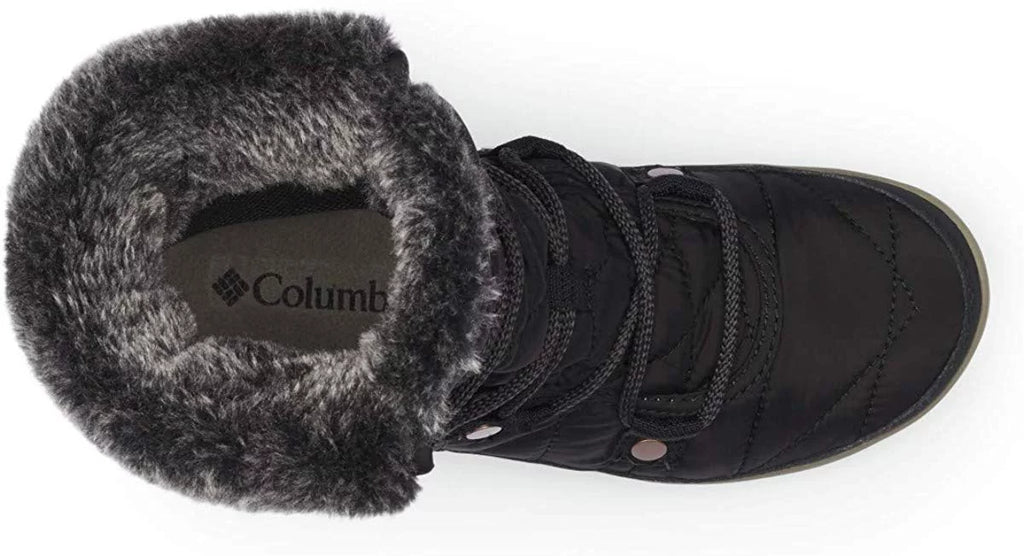 Columbia Women's Heavenly Shorty Omni-Heat Snow Boot, 10, Black/Kettle