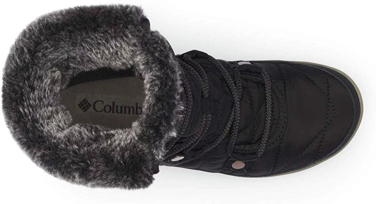 Columbia Women's Heavenly Shorty Omni-Heat Snow Boot, 10, Black/Kettle