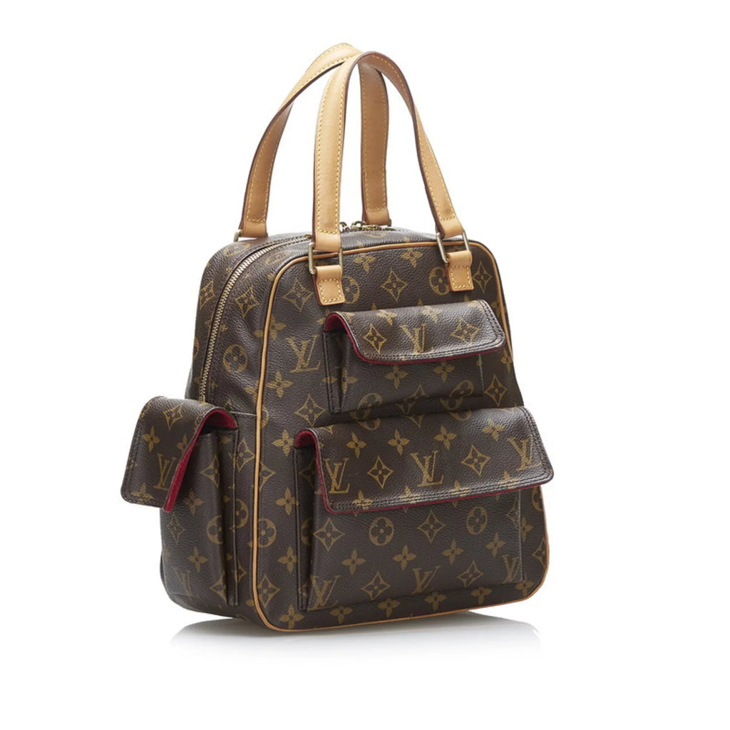 Pre-Owned Louis Vuitton Monogram Exantry Cite Handbag M51161 Brown PVC Leather Ladies LOUIS VUITTON (Good)