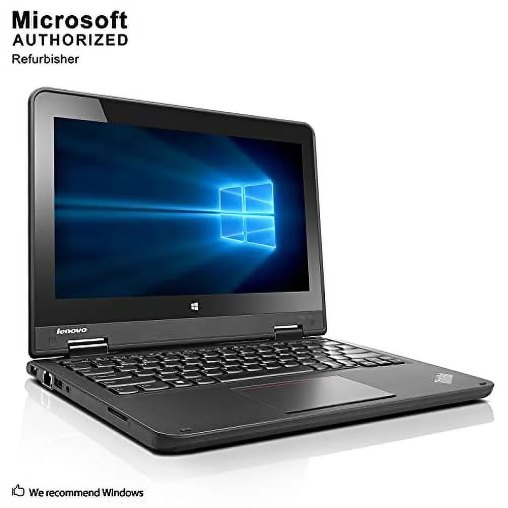 Pre-Owned Lenovo Thinkpad Yoga 11e Notebook 11.6inch Touchscreen Convertible Ultrabook PC, Processor Quad Core Processor, 128GB Solid State Drive, 4GB DDR3 RAM, HD Webcam, LED, HDMI, Bluetooth, Windows 10 (Fair)