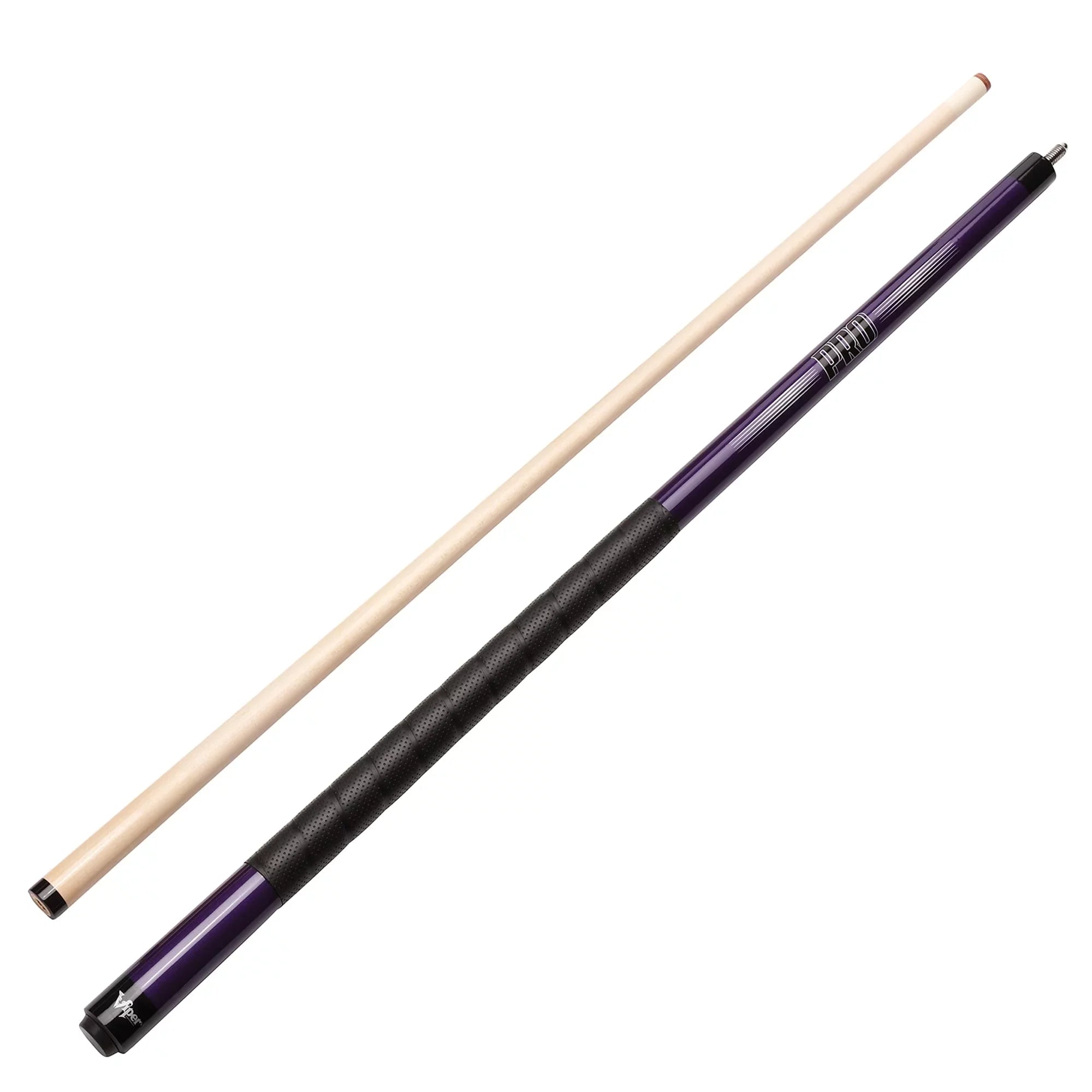Viper Sure Grip Pro 58" Billiard/Pool Cue, 2 Piece, Purple, 19 Ounce