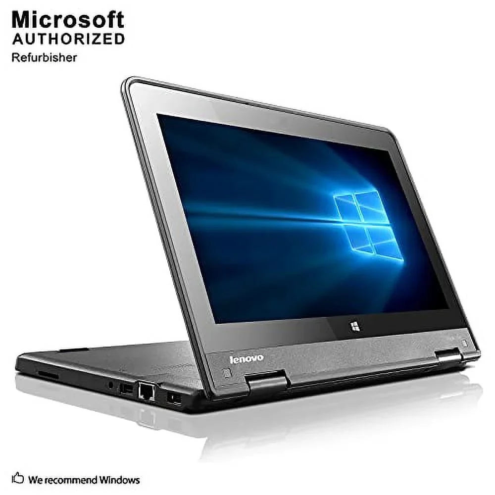 Pre-Owned Lenovo Thinkpad Yoga 11e Notebook 11.6inch Touchscreen Convertible Ultrabook PC, Processor Quad Core Processor, 128GB Solid State Drive, 4GB DDR3 RAM, HD Webcam, LED, HDMI, Bluetooth, Windows 10 (Fair)
