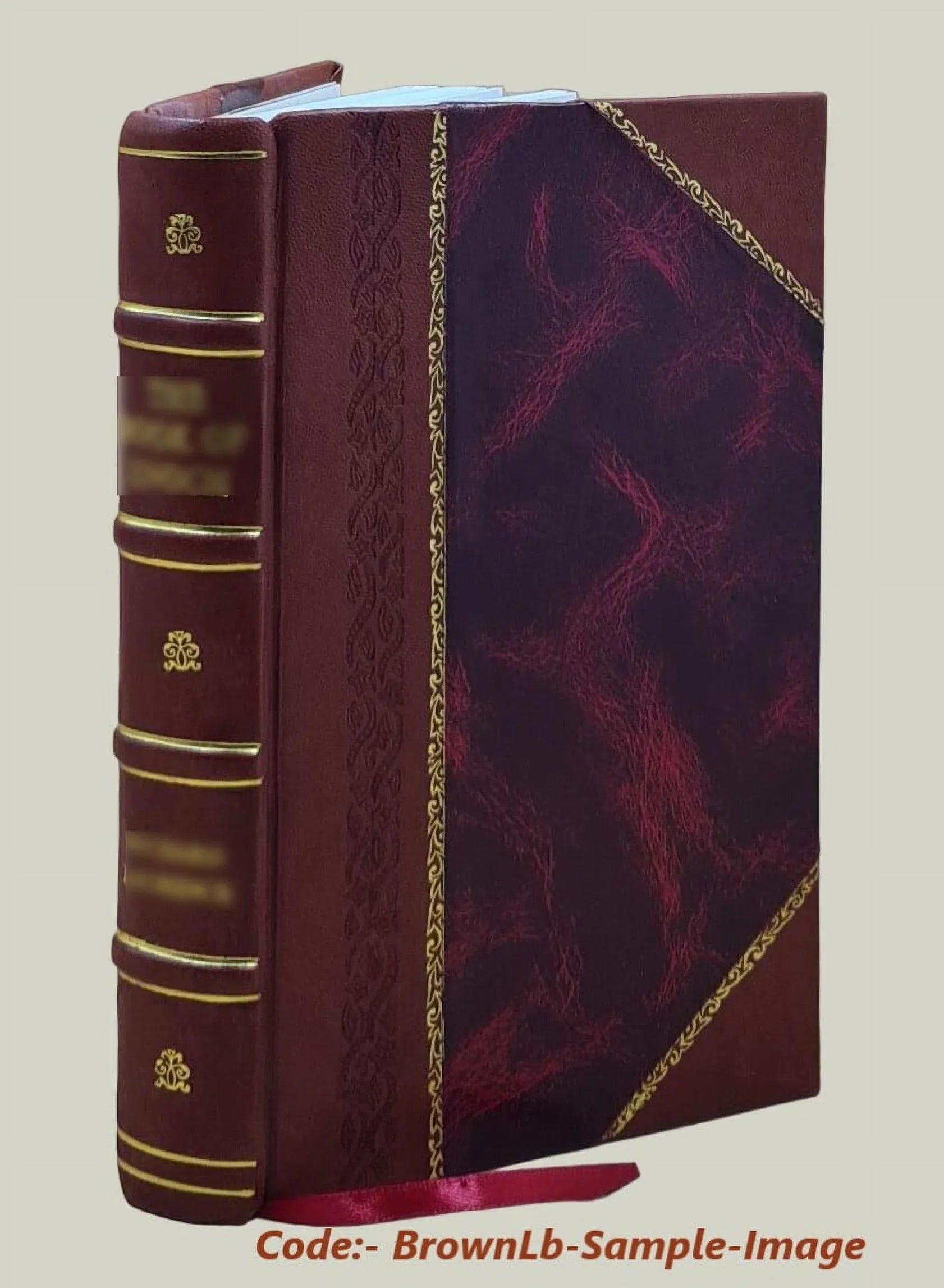 De literatura y arte. Discursos, cartas y otros escritos de d. Enrique Ramírez de Saavadra, duque de Rivas. 1903 [Leather Bound]