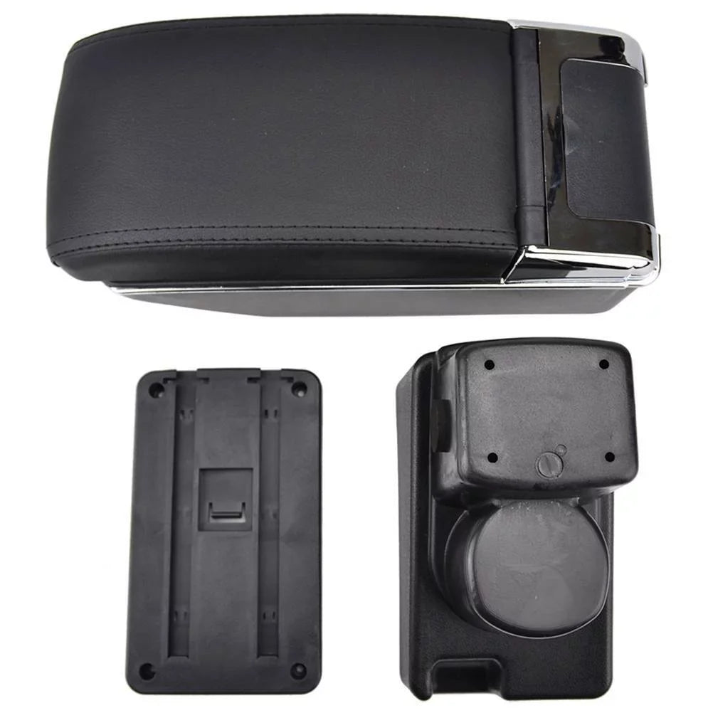 XUKEY For Honda Fit / Jazz 2002-2008 Duel Central Console Armrest Storage Compartment