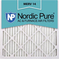 Nordic Pure 15x15x1ExactCustomM14-6 Exact MERV 14 AC Furnace Filters, 15 x 15 x 1 in. - Pack of 6