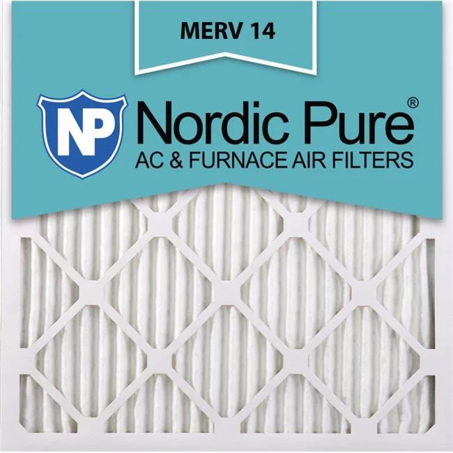 Nordic Pure 15x15x1ExactCustomM14-6 Exact MERV 14 AC Furnace Filters, 15 x 15 x 1 in. - Pack of 6