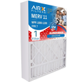 20x25x6 Air Filter MERV 11 Comparable to MPR 1000, MPR 1200 & FPR 7 Compatible with Aprilaire 201 Premium USA Made 20x25x6 Furnace Filter 1 Single Filter by AIRX FILTERS WICKED CLEAN AIR.