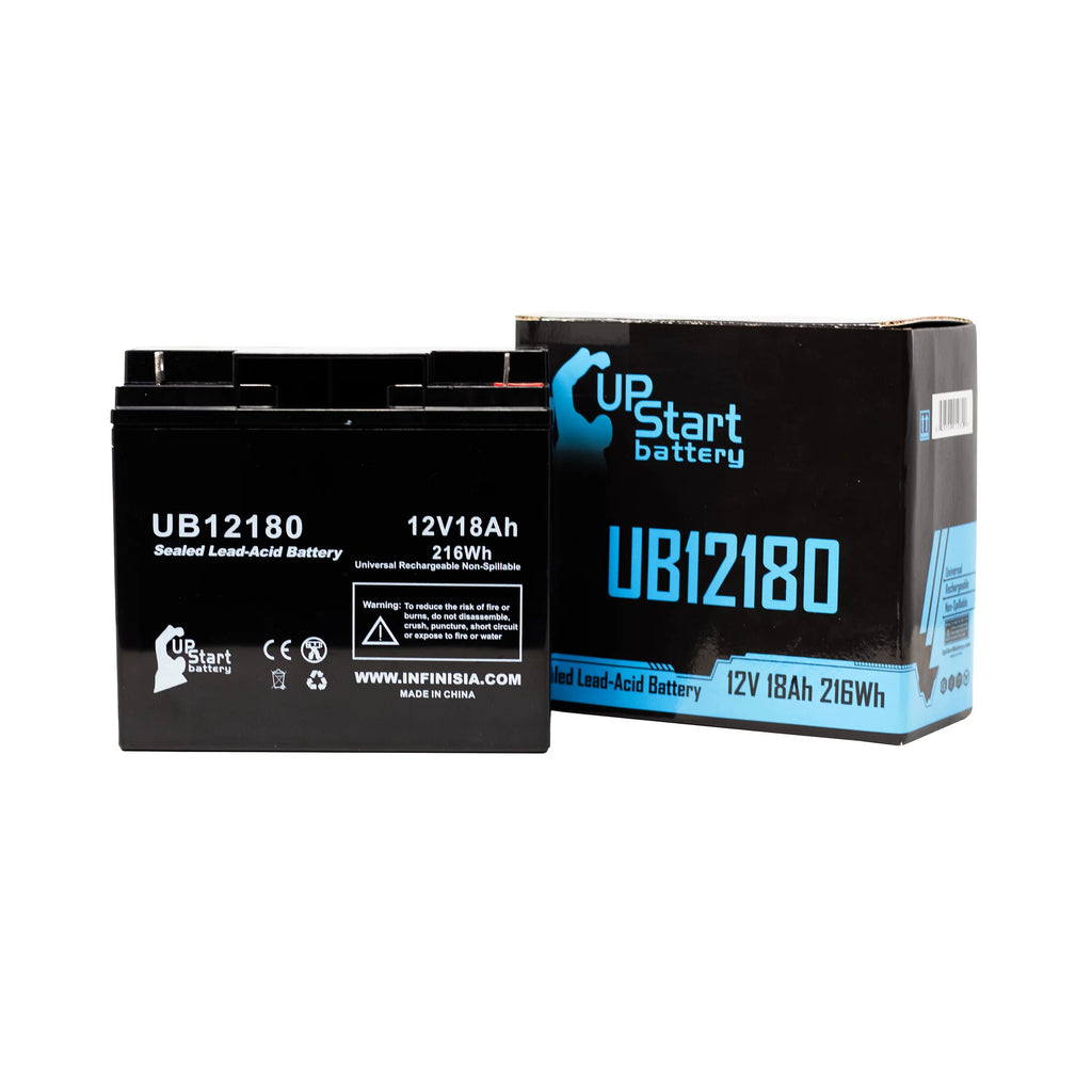 Compatible EAGLE PICHER BATTERIES CF12V18 Battery - Replacement UB12180 Universal Sealed Lead Acid Battery (12V, 18Ah, 18000mAh, T4 Terminal, AGM, SLA)
