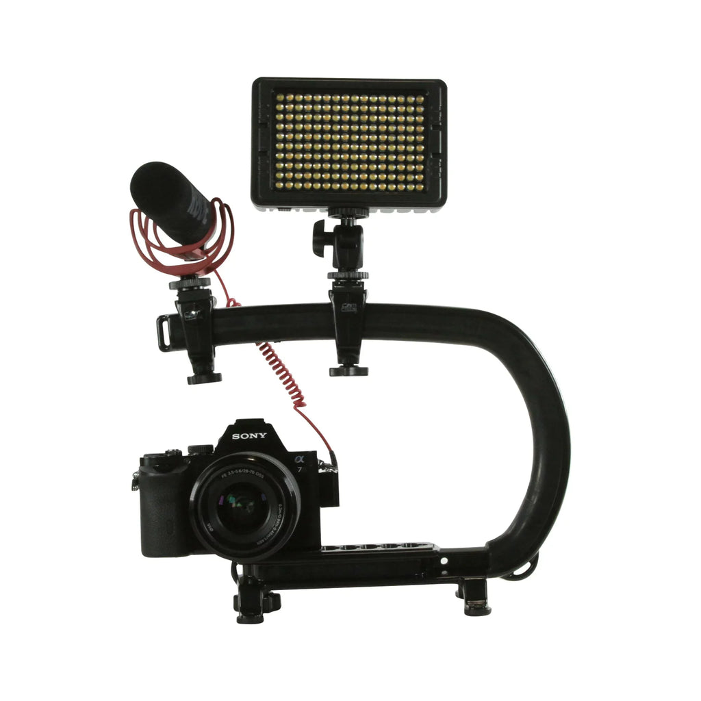 Cam Caddie Scorpion MAX Edition Universal Stabilzing Camera Handle - Includes 2 Accessory Shoes