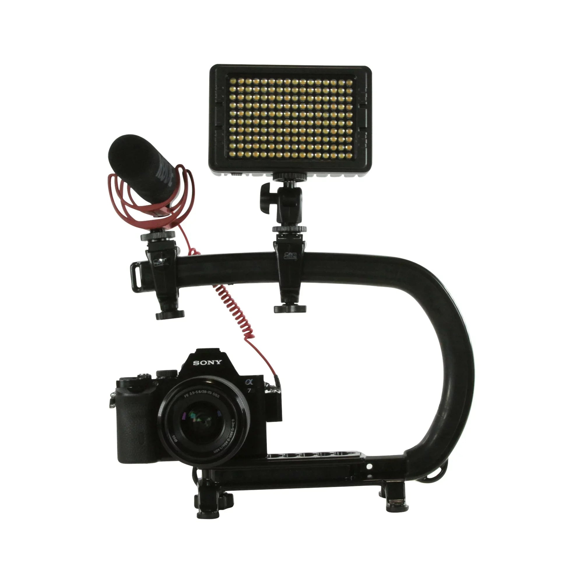 Cam Caddie Scorpion MAX Edition Universal Stabilzing Camera Handle - Includes 2 Accessory Shoes