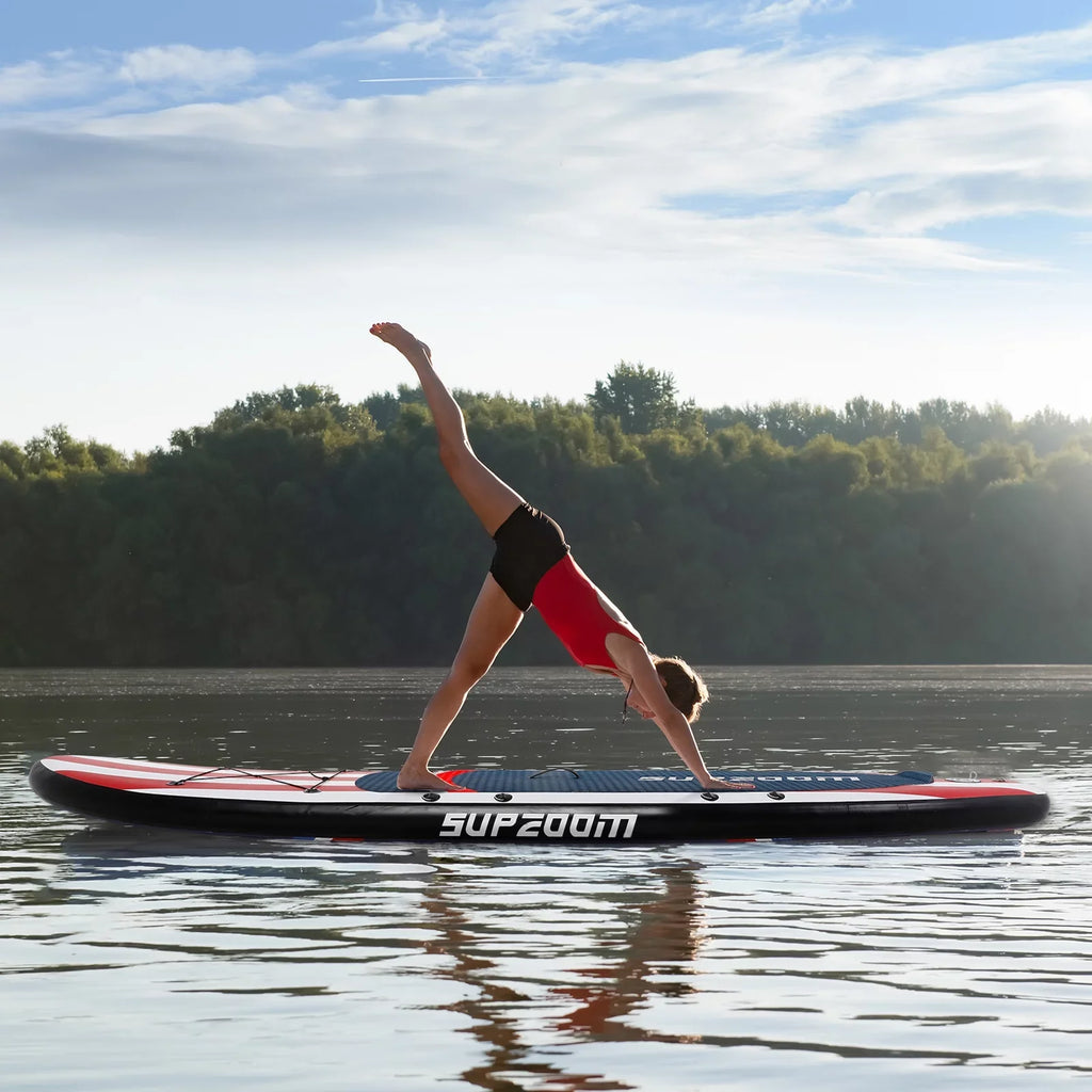 SUPZOOM Big Star Inflatable 10'6×32"×6" SUP for All Skill Levels Everything Included with Stand Up Paddle Board, Paddle, Hand Pump, ISUP Travel Backpack, Leash, Waterproof Bag, Repair Kit