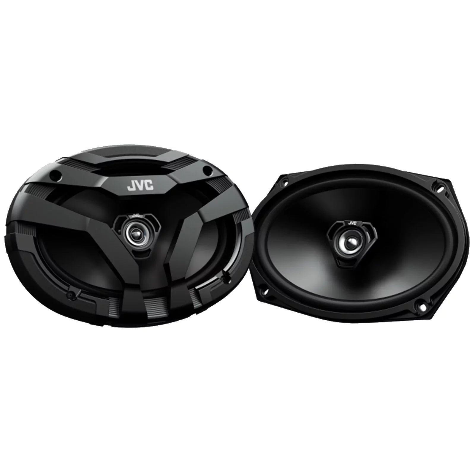 JVC KW-V960BW Double DIN AM/FM Radio Dual USB Bluetooth CD/DVD Player Car Receiver Bundle Combo with 2x 6x9" 2-Way Coaxial 400 Watts Peak Power Car Audio Speakers and 16G 50 Feet Speaker Wire