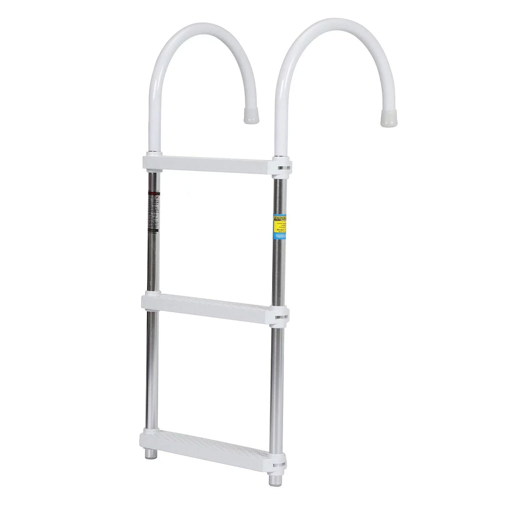 Seachoice Aluminum Boarding Ladder, 3 Steps, 15 In. Wide X 36 In. Tall