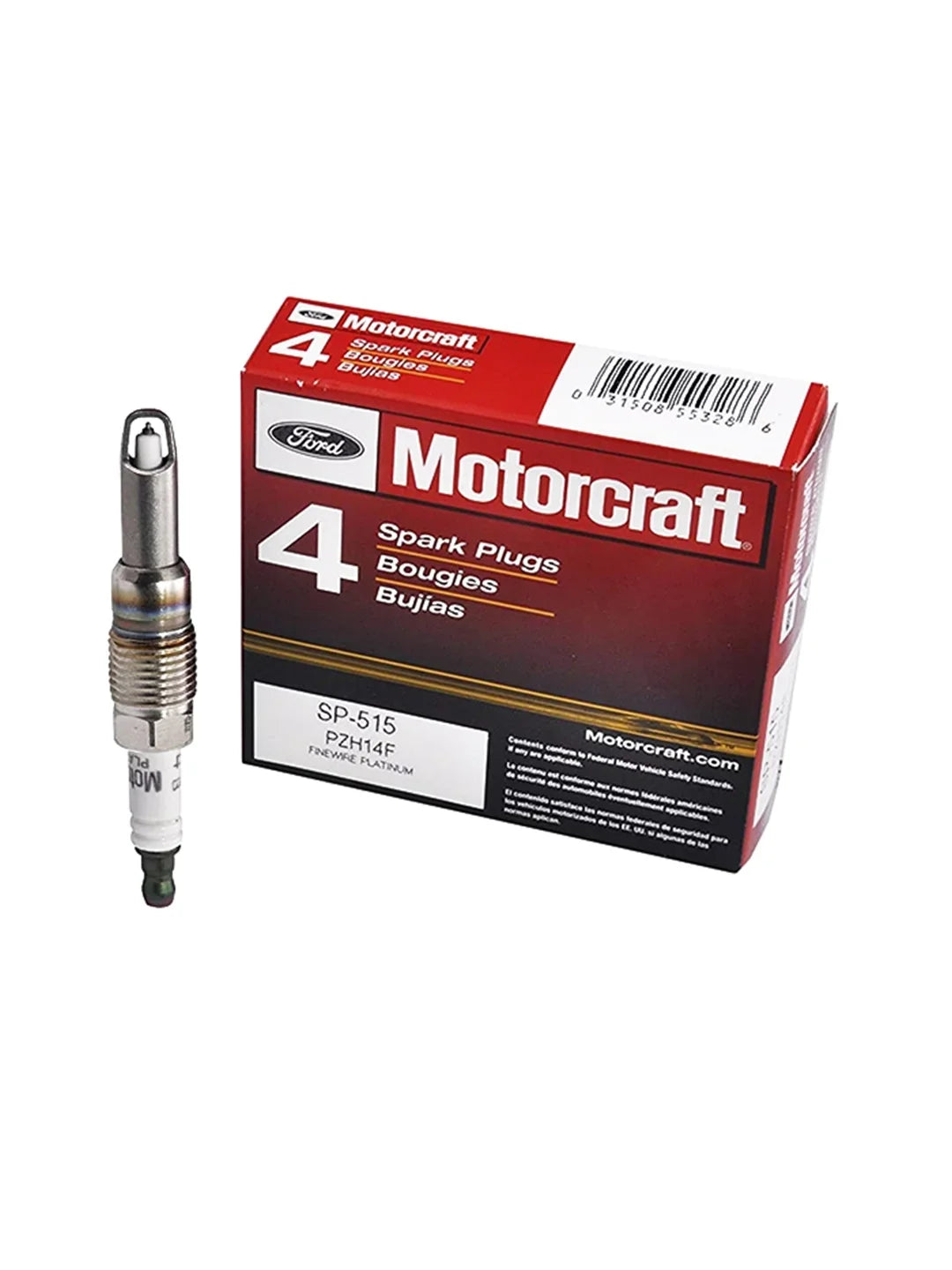 Set of 8 ISA Ignition Coils & 8 Motorcraft Brand Spark Plugs Compatible with 2004-2008 Ford F150 Expedition F250 Super Duty F350 Super Duty 5.4L V8 Replacement for FD508 SP515