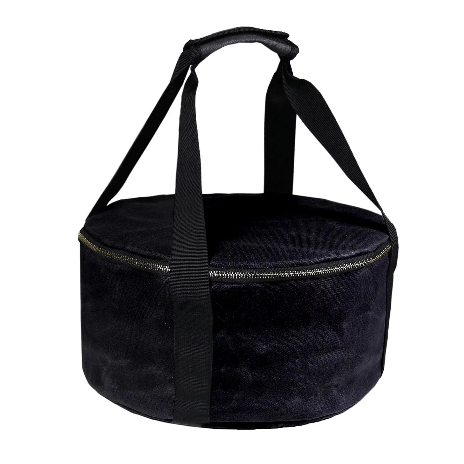 Durable Storage Bag Dutch Oven Container Cookware 12" Multipurpose Handbag Carry Bag for BBQ Camping ,Outdoor Activities ,Fishing Accessories - Black