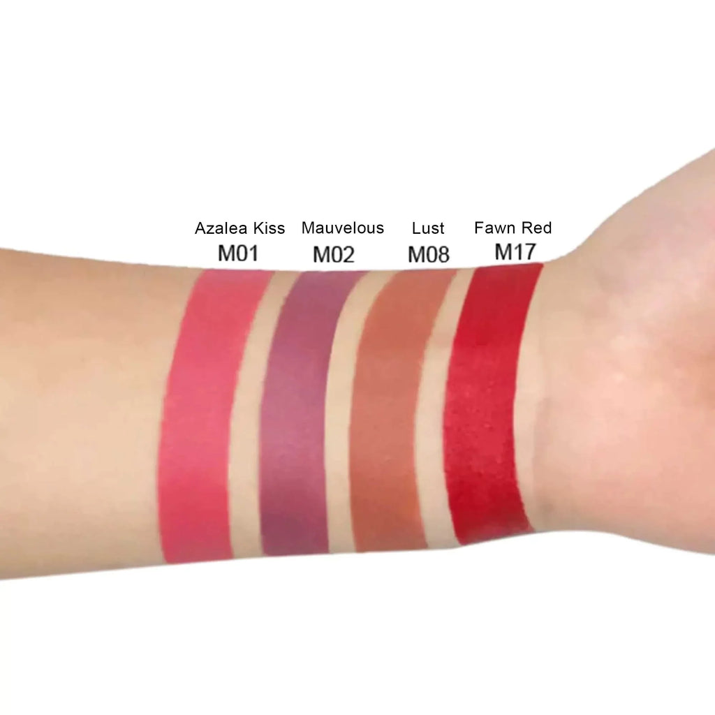 Lust Vegan Matte Lipstick  Vitamin E Moist Rich Pigment By Makeup-Street