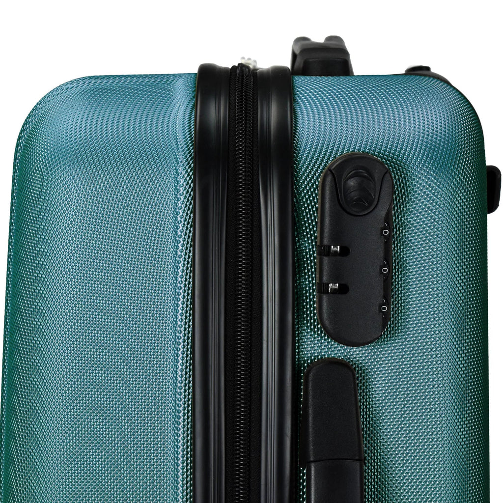 Elite Luggage Omni 3-Piece Hardside Spinner Luggage Set, Teal