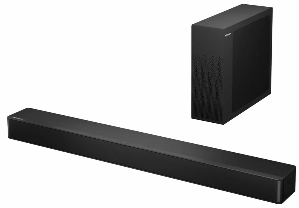 Repaired Hisense - 2.1 Channel Soundbar with Wireless Subwoofer HS2100 Black [Refurbished]