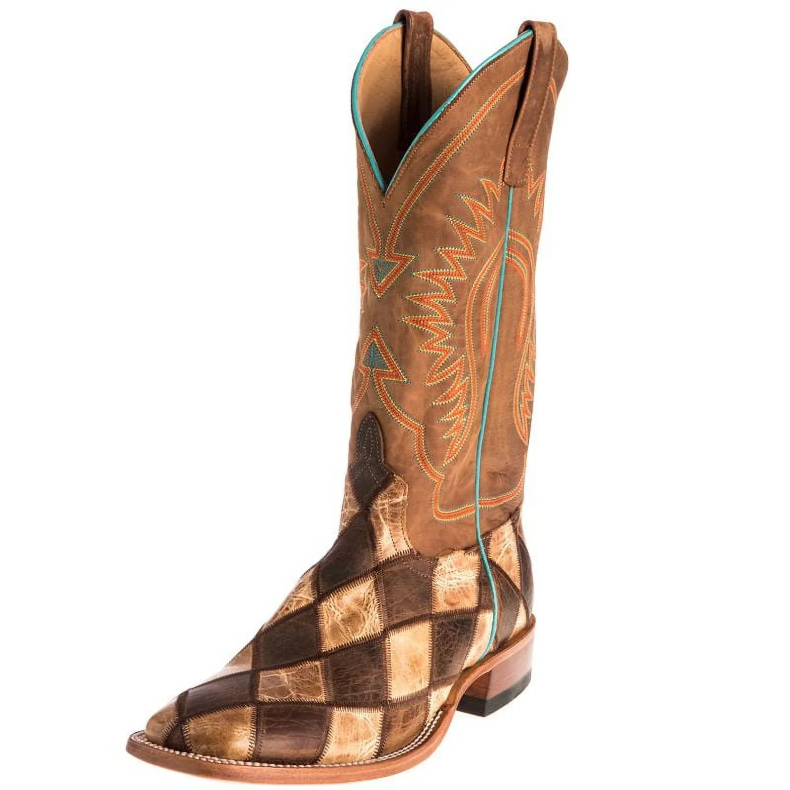 Horse Power Crazy Train Patchwork - Boot Mens Western - Hp1053