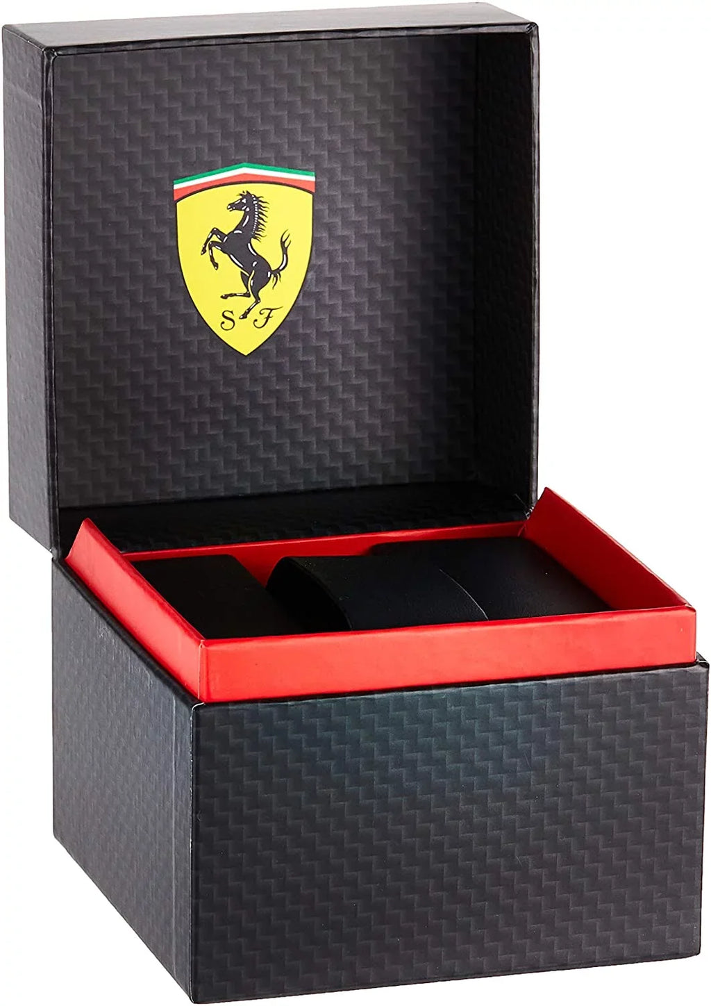 Ferrari Men's Scuderia XX Kers Black Leather Strap 46mm Watch