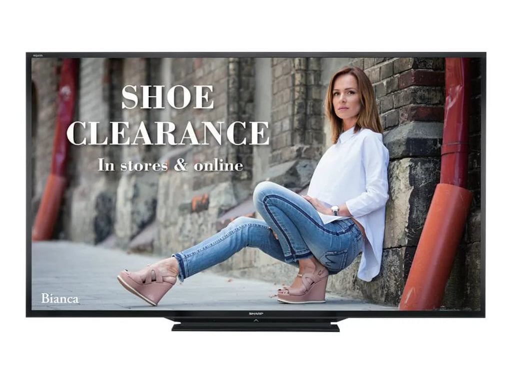 Sharp PN-LE901 - 90" Diagonal Class (90.02" viewable) LED-backlit LCD TV - digital signage - 1080p (Full HD) 1920 x 1080