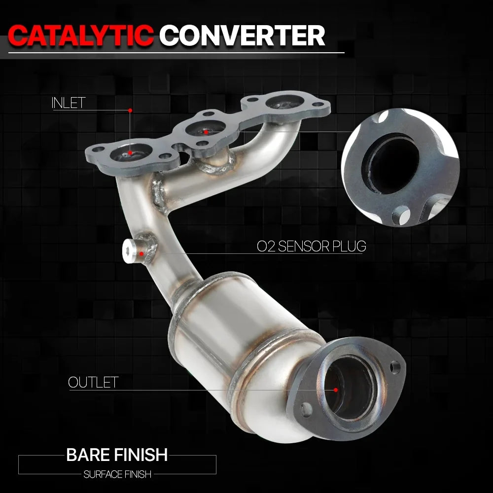 Left Exhaust Manifold Catalytic Converter for 04-07 Highlander/Sienna/EX330 AWD 05 06