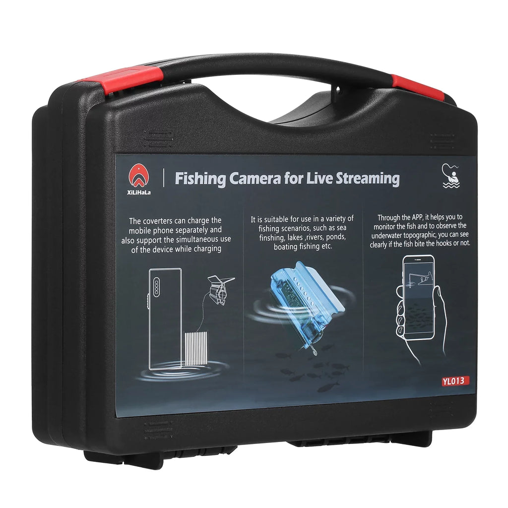 Gofishup 1080P Underwater Fishing Camera Fish Finder with APP Control, Live Video for Ice Lake Sea Boat Kayak Fishing