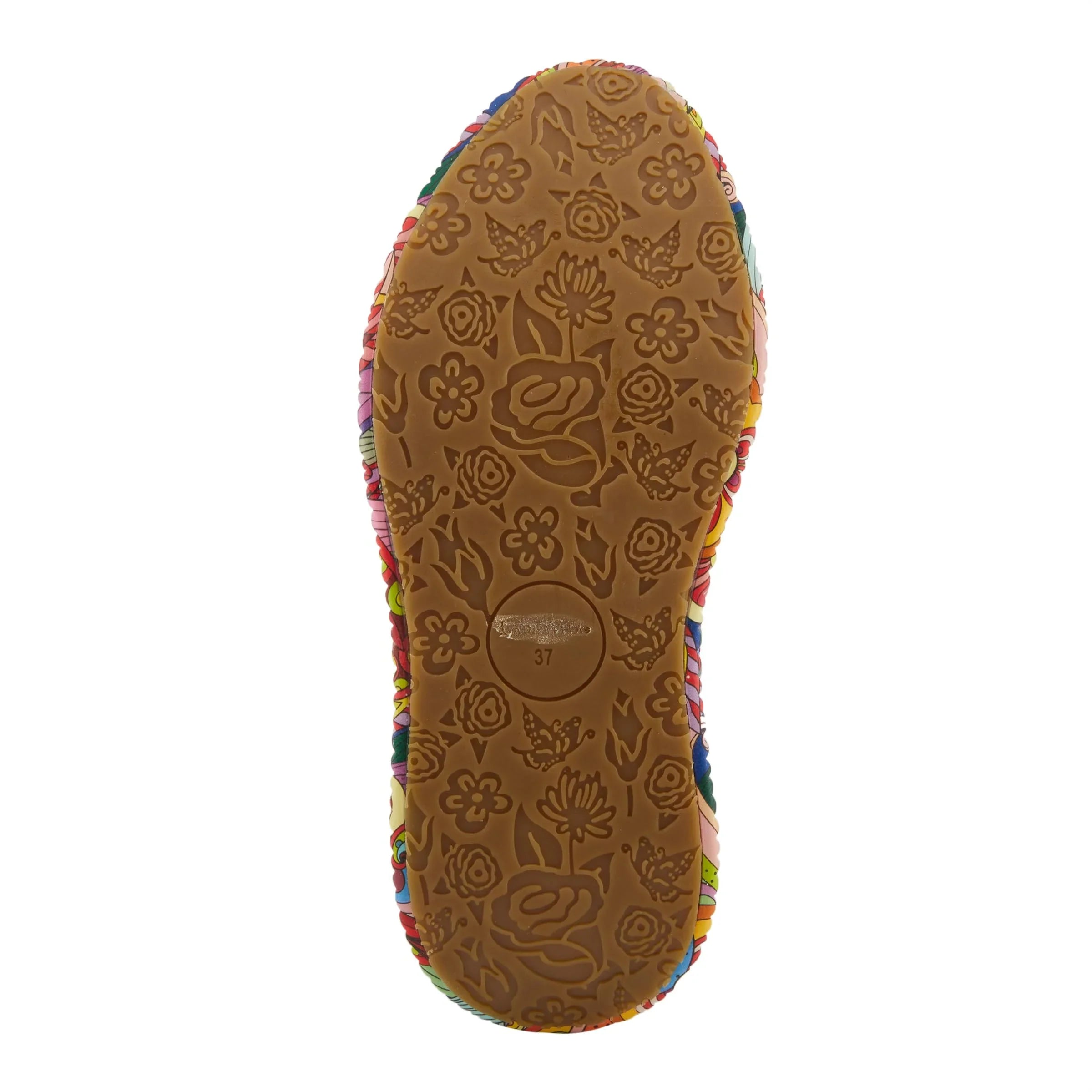 Spring Step L'Artiste Women's CAFFEY Multicolored Fashion Sneakers | Unique Energetic Patterns Blue Multi EU 42 / US 10.5-11