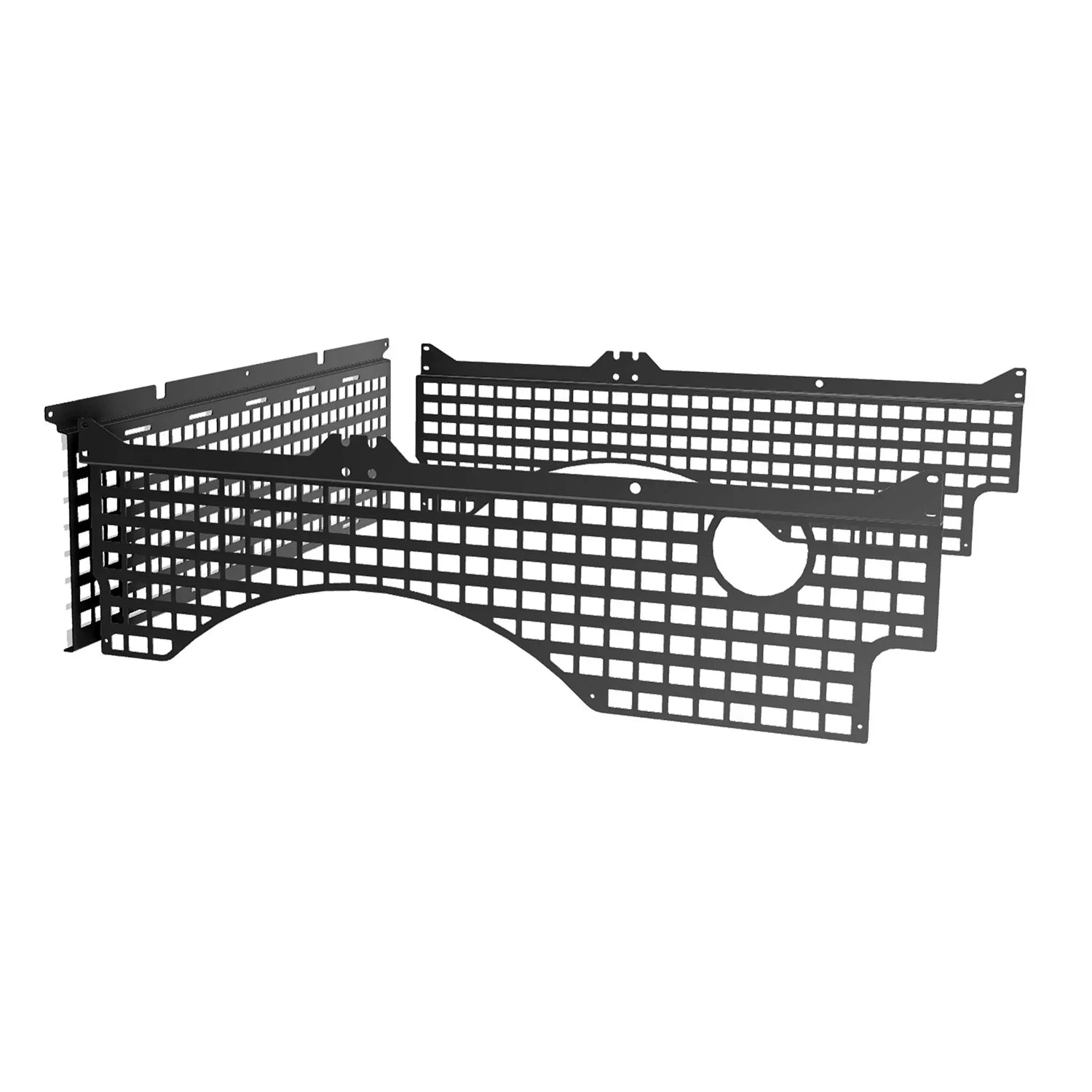 Putco 195401 Molle Panel Fits 17-21 Titan Fits select: 2017 NISSAN TITAN S, 2019 NISSAN TITAN SV/PLATINUM/PRO-4X/PLATINUM RESERVE