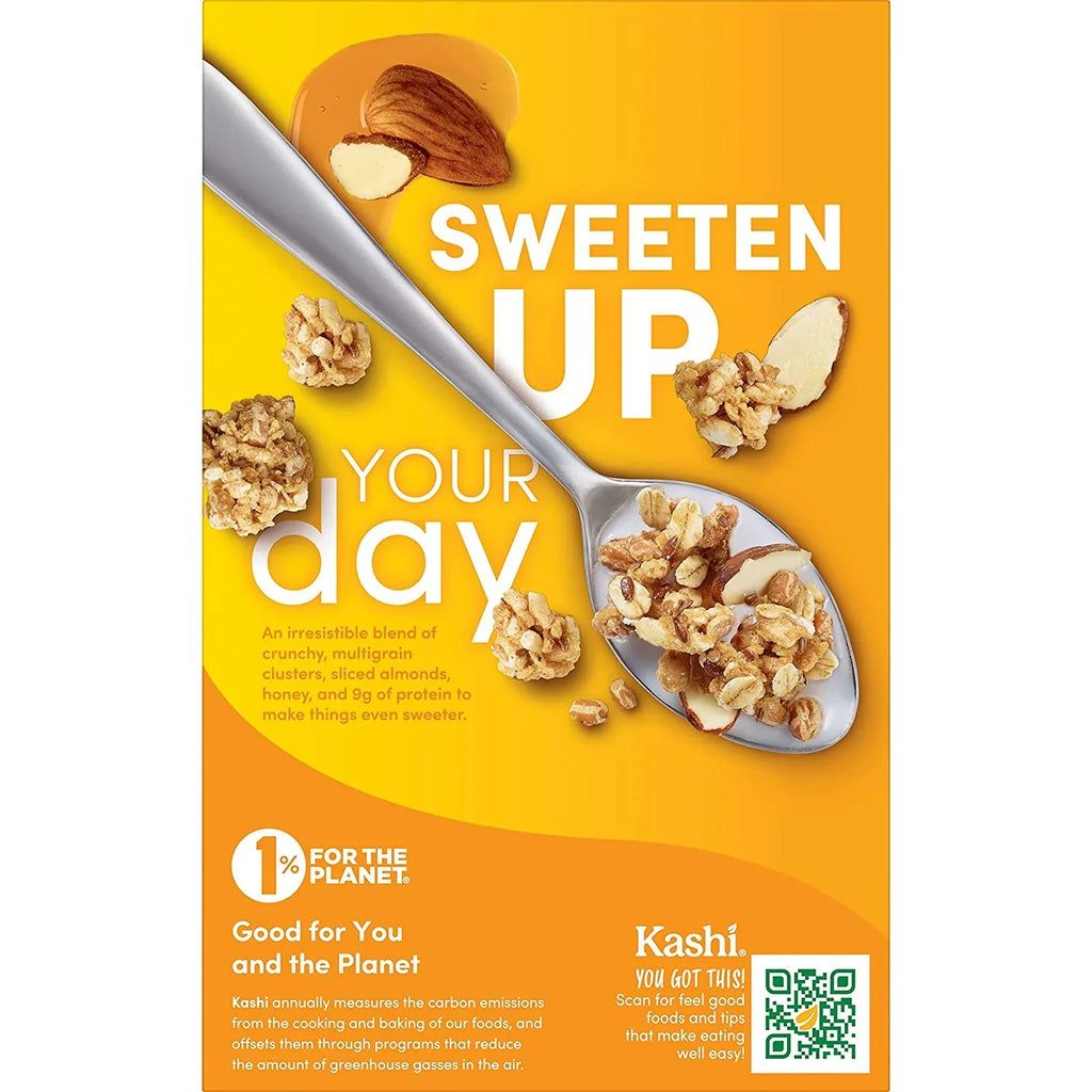 Kashi GoLean Crunch Honey Almond Flax Cereal 14 oz Pack of 2