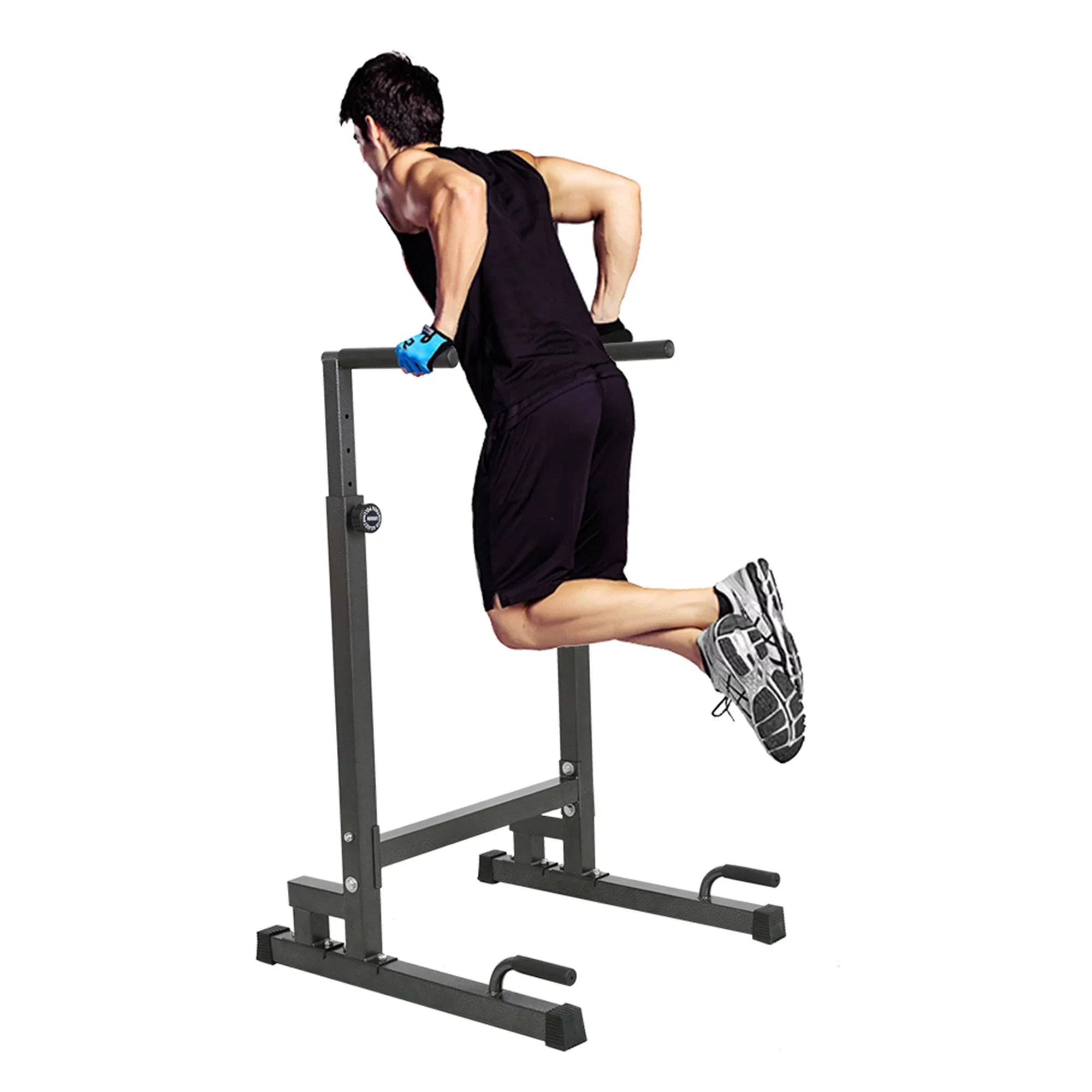 KARMAS PRODUCT Adjustable Strength Training Exercise Power Rack Exercise Stand Bar for Home Gym