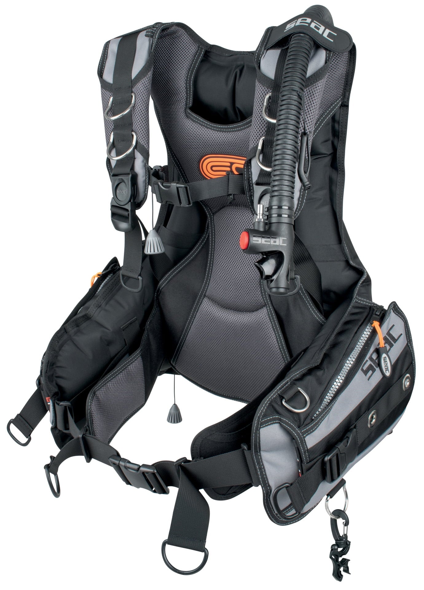 SEAC EQ-PRO Buoyancy Compensator - Black/Grey - Medium