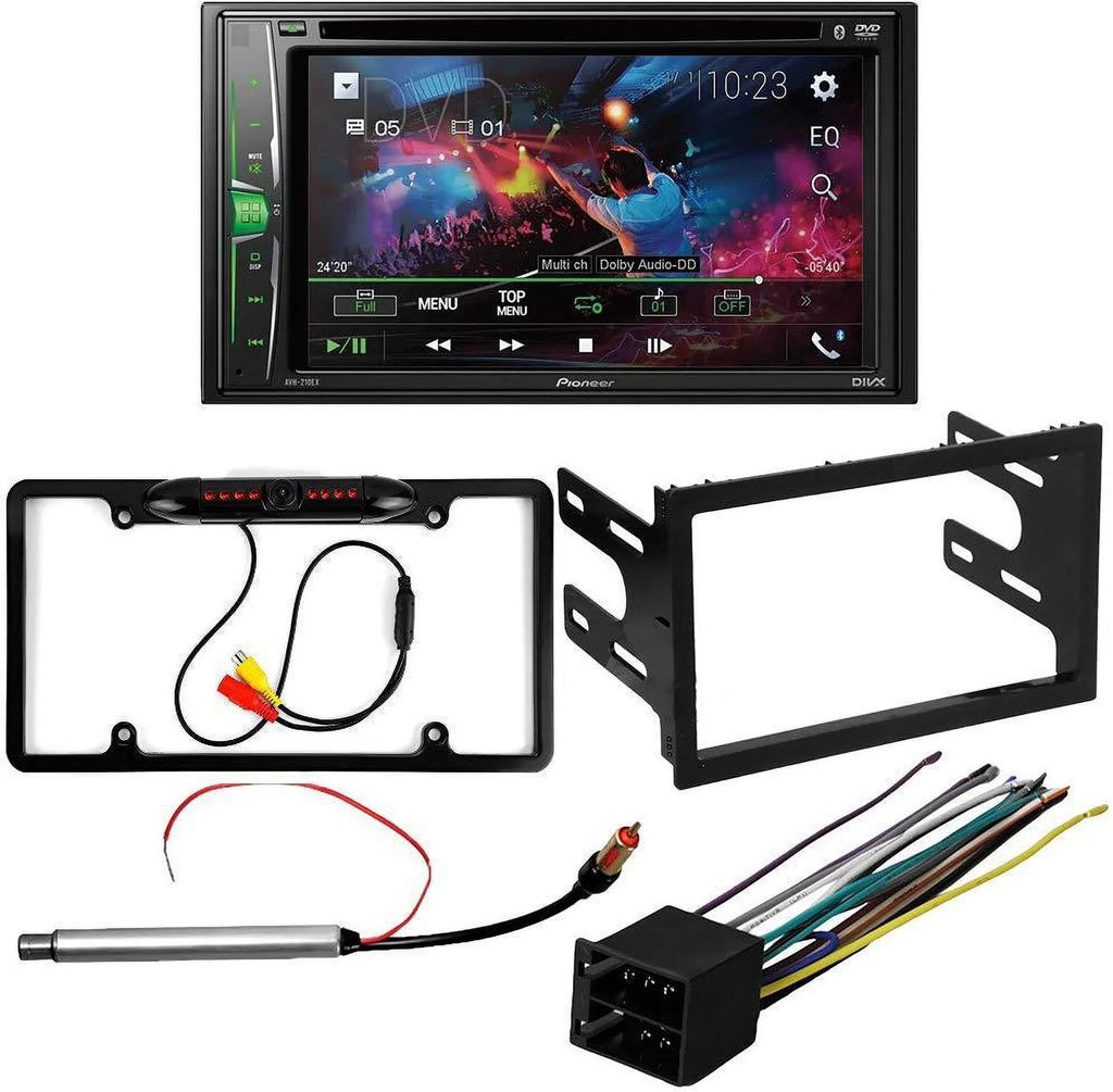 KIT4974 Bundle for 1999-2002 Volkswagen Golf W/ Pioneer Double DIN Car Stereo with Bluetooth/Backup Camera/Installation Kit/in-Dash DVD/CD AM/FM 6.2" WVGA Touchscreen Digital Media Receiver