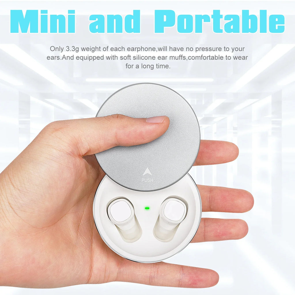 UrbanX X7 Sports Wireless Earbuds 5.0 IPX5 Waterproof Touch Control True Wireless Earbuds with Mic Earphones in-Ear Deep Bass Built-in Mic Bluetooth Headphones For HTC Desire 20 Pro